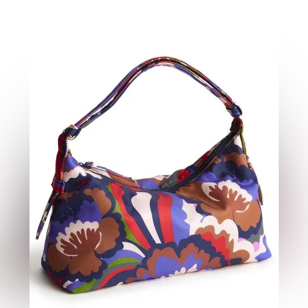 Vera Bradley Roxbury Crescent Shoulder Bag Bossanova Bold